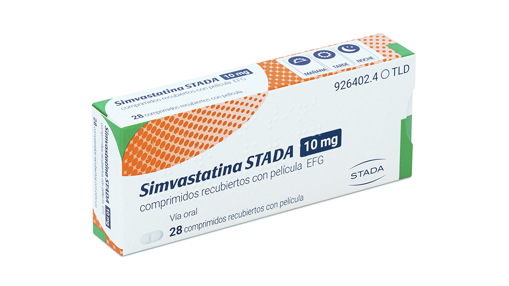 SIMVASTATINA STADA EFG 10 mg 28 COMPRIMIDOS RECUBIERTOS