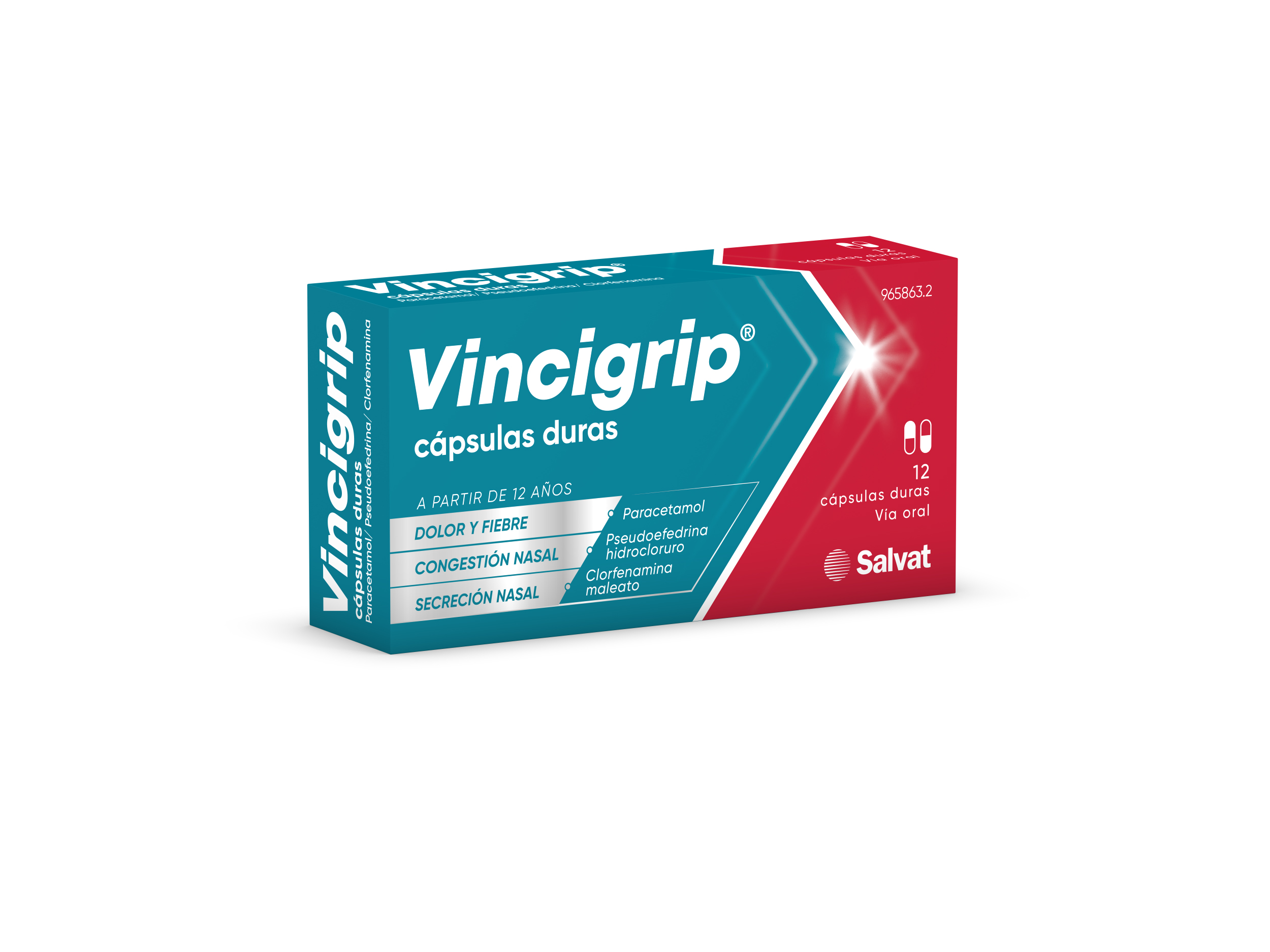 VINCIGRIP 12 CAPSULAS