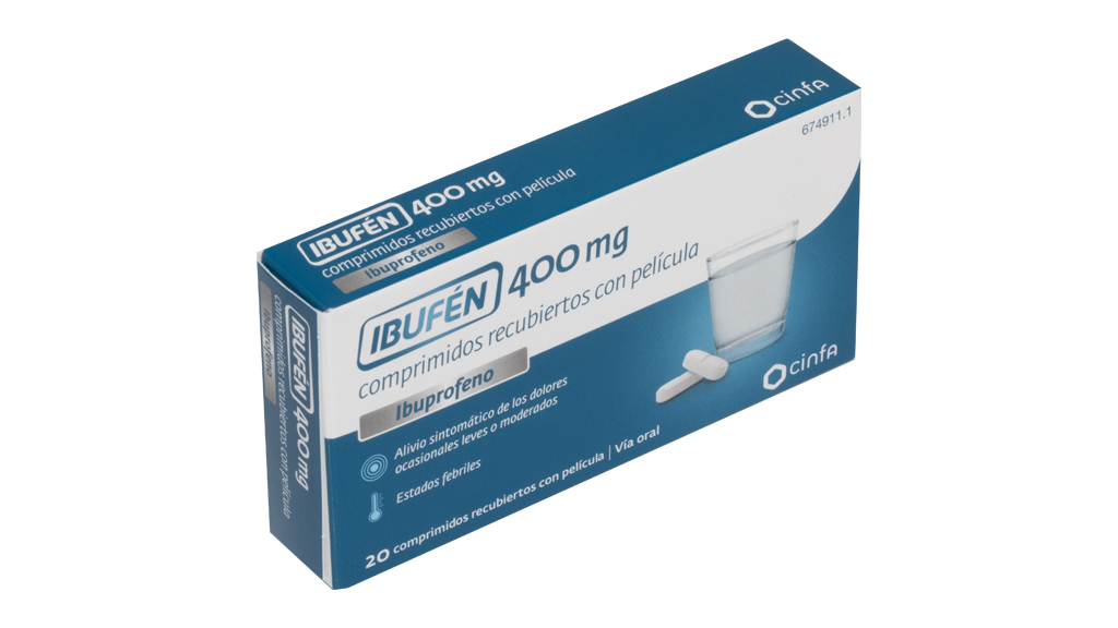 IBUFEN 400 mg 20 COMPRIMIDOS RECUBIERTOS