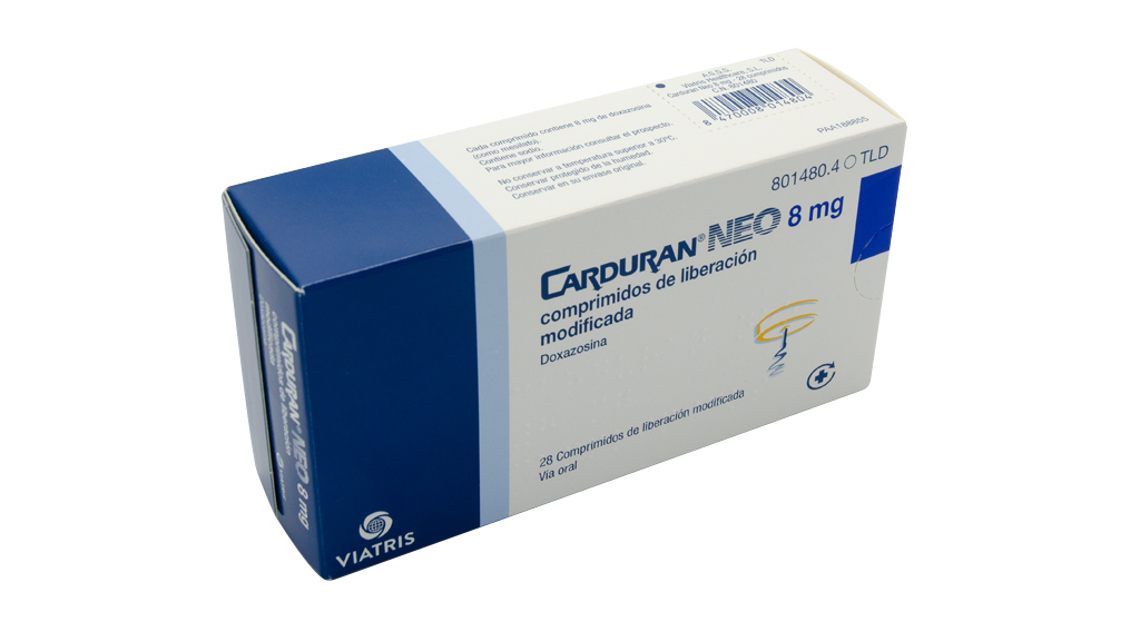 CARDURAN NEO 8 mg 500 COMPRIMIDOS LIBERACION MODIFICADA