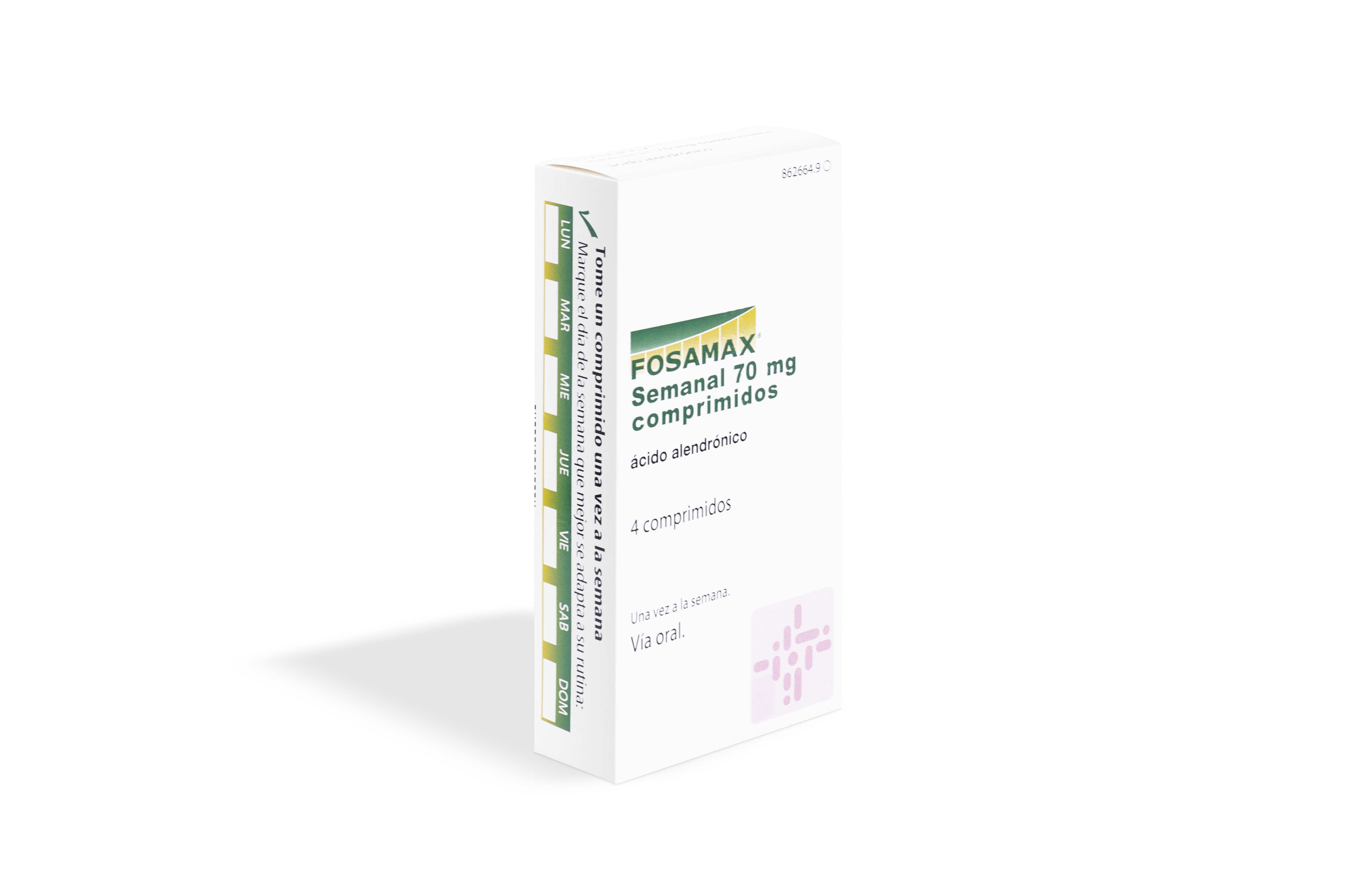 FOSAMAX SEMANAL 70 mg 4 COMPRIMIDOS