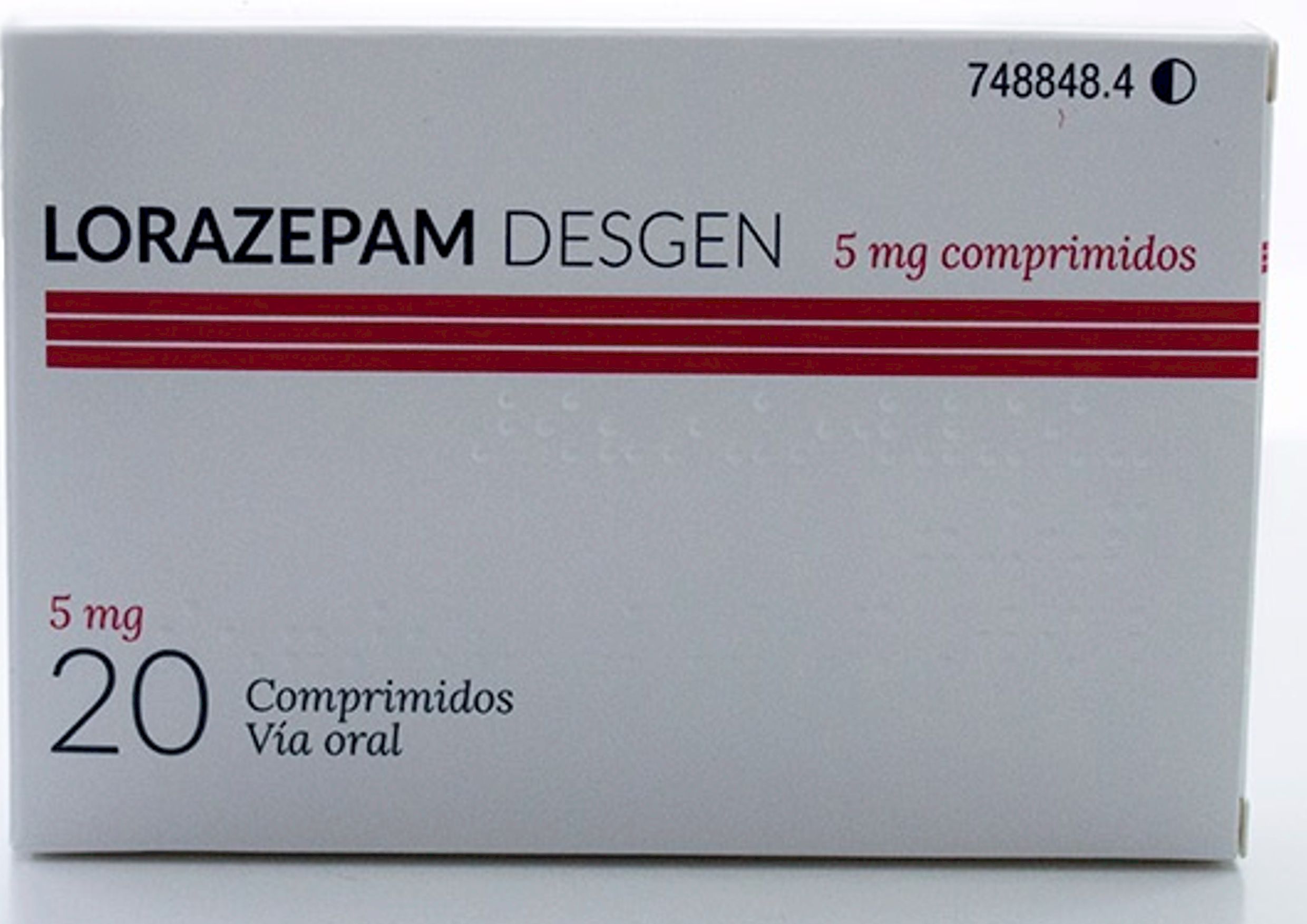 LORAZEPAM DESGEN 5 mg 20 COMPRIMIDOS
