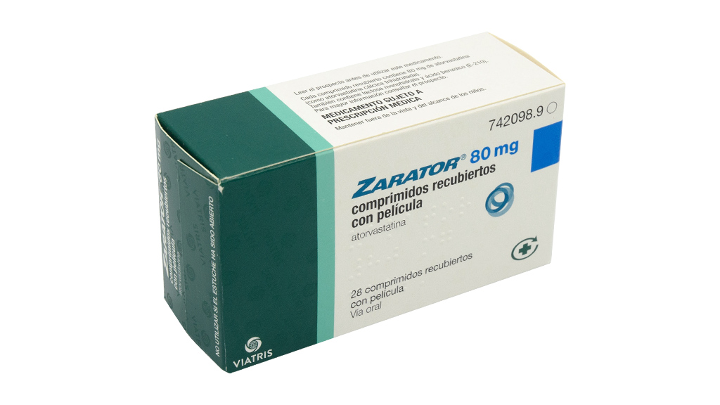 ZARATOR 80 mg 28 COMPRIMIDOS RECUBIERTOS
