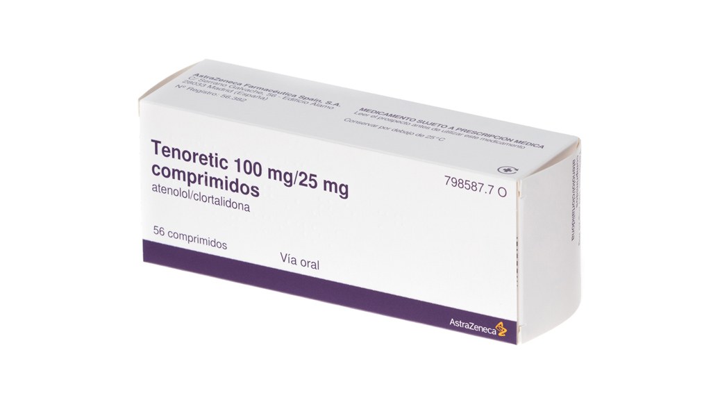 TENORETIC 100 mg/25 mg 56 COMPRIMIDOS