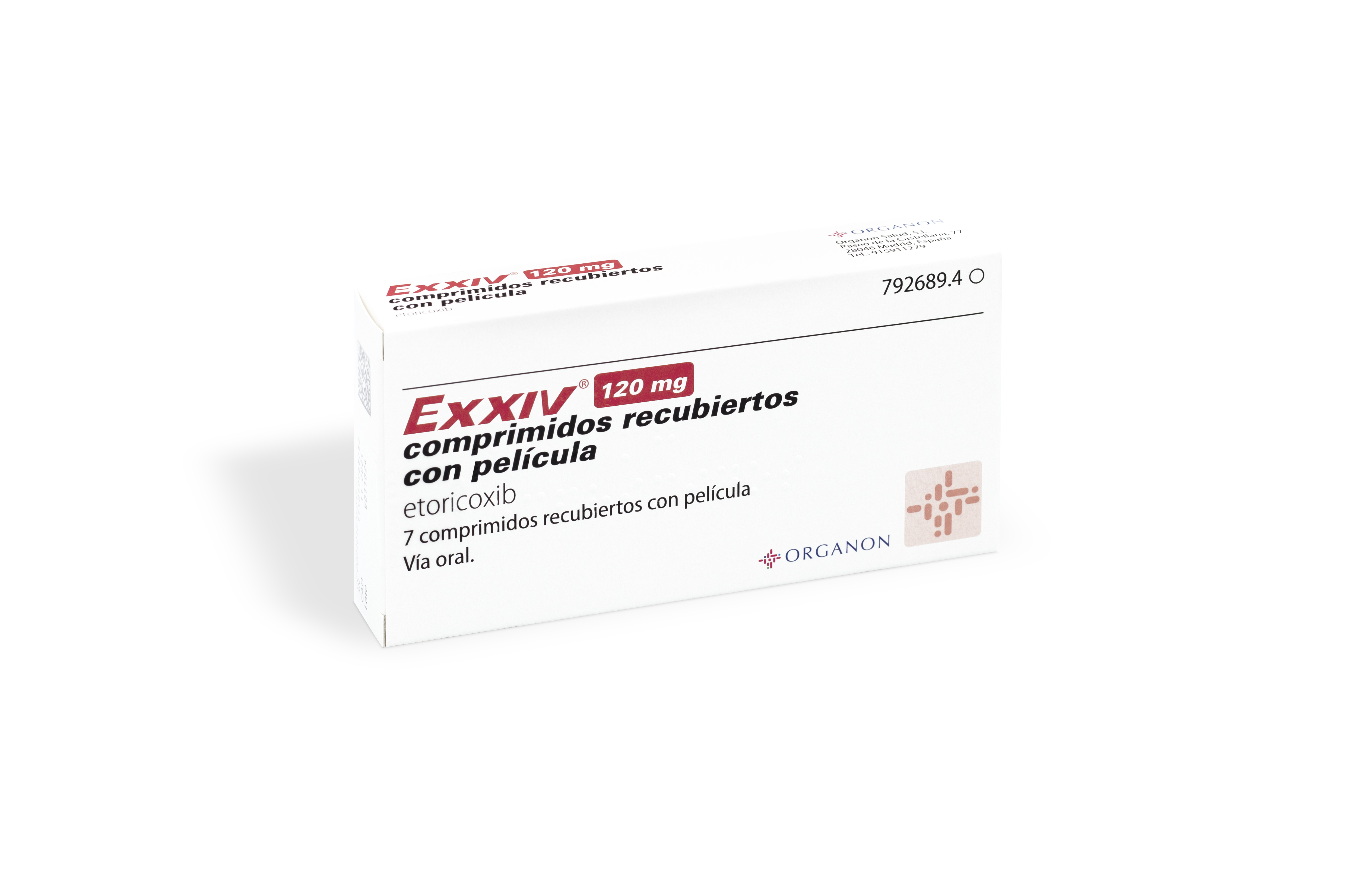 EXXIV 120 mg 7 COMPRIMIDOS RECUBIERTOS