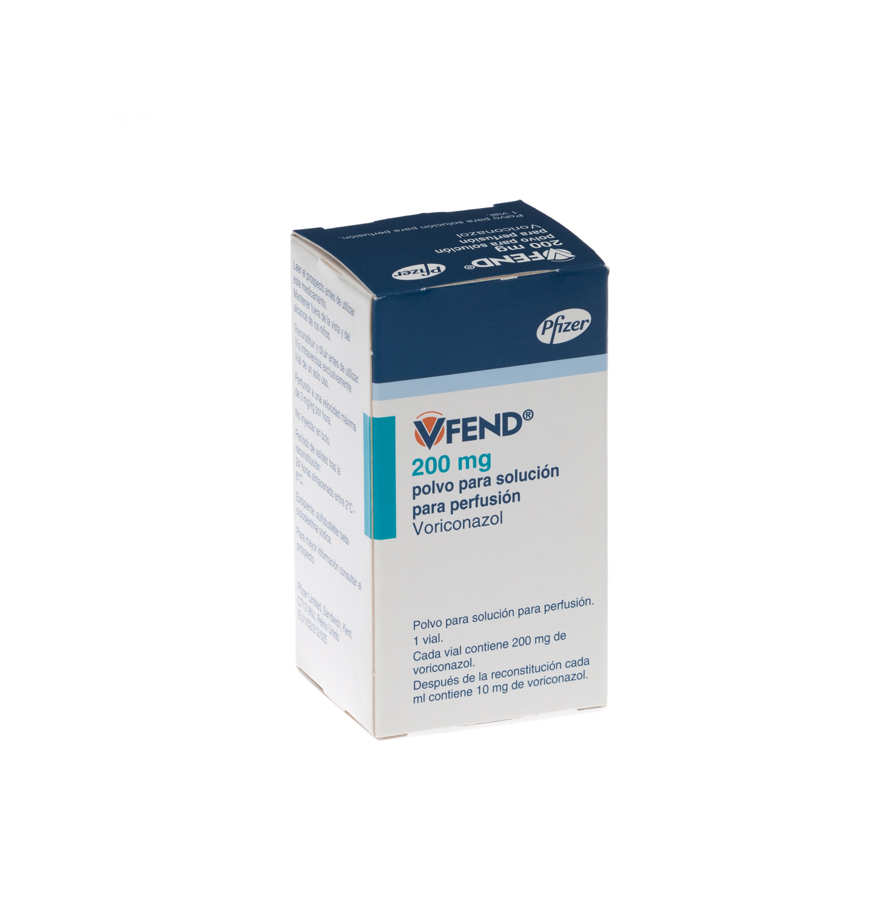 VFEND 200 mg 1 VIAL POLVO PARA SOLUCION PARA PERFUSION