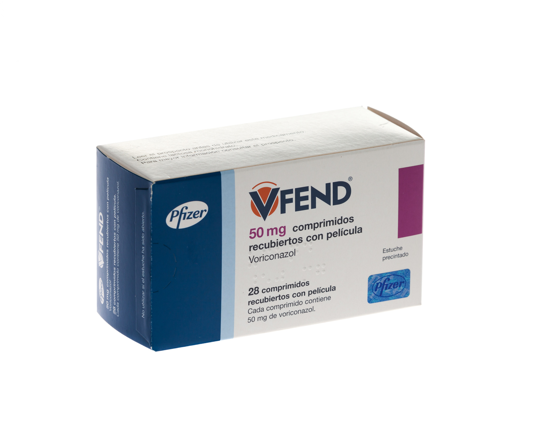 VFEND 50 mg 28 COMPRIMIDOS RECUBIERTOS