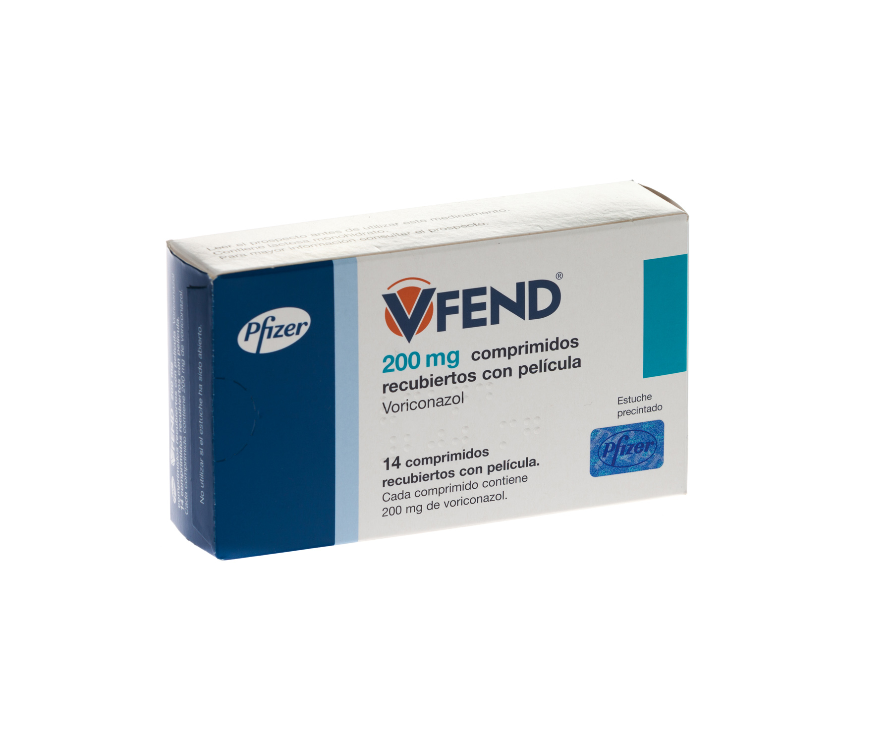 VFEND 200 mg 14 COMPRIMIDOS RECUBIERTOS