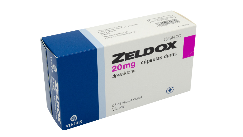 ZELDOX 20 mg 56 CAPSULAS