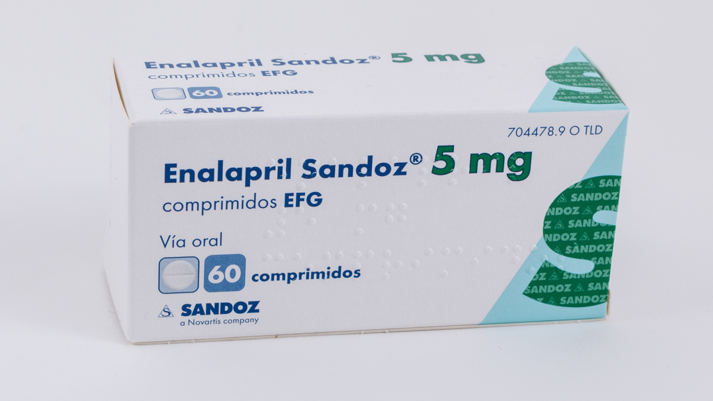 ENALAPRIL SANDOZ EFG 5 mg 500 COMPRIMIDOS