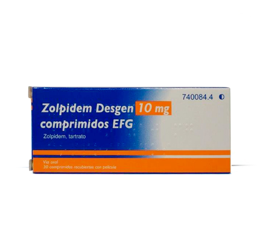 ZOLPIDEM DESGEN EFG 10 mg 30 COMPRIMIDOS RECUBIERTOS