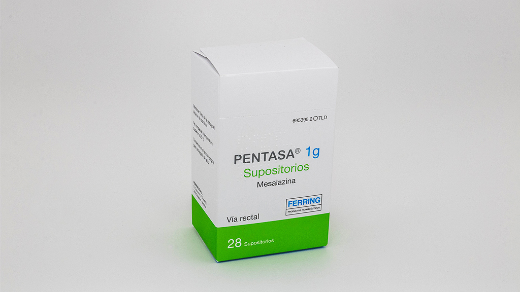 PENTASA 1 g 28 SUPOSITORIOS