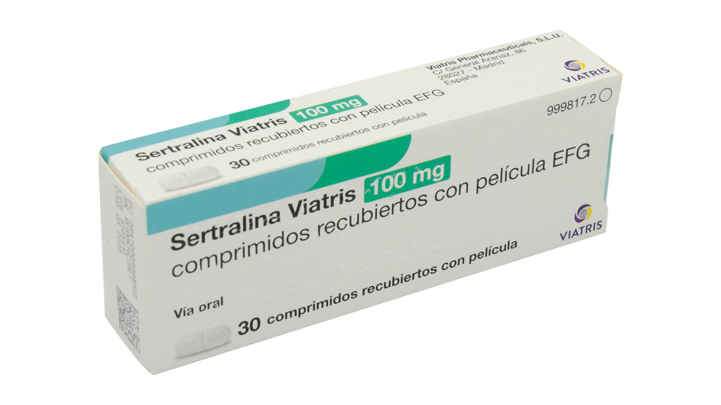 SERTRALINA VIATRIS EFG 100 mg 30 COMPRIMIDOS RECUBIERTOS