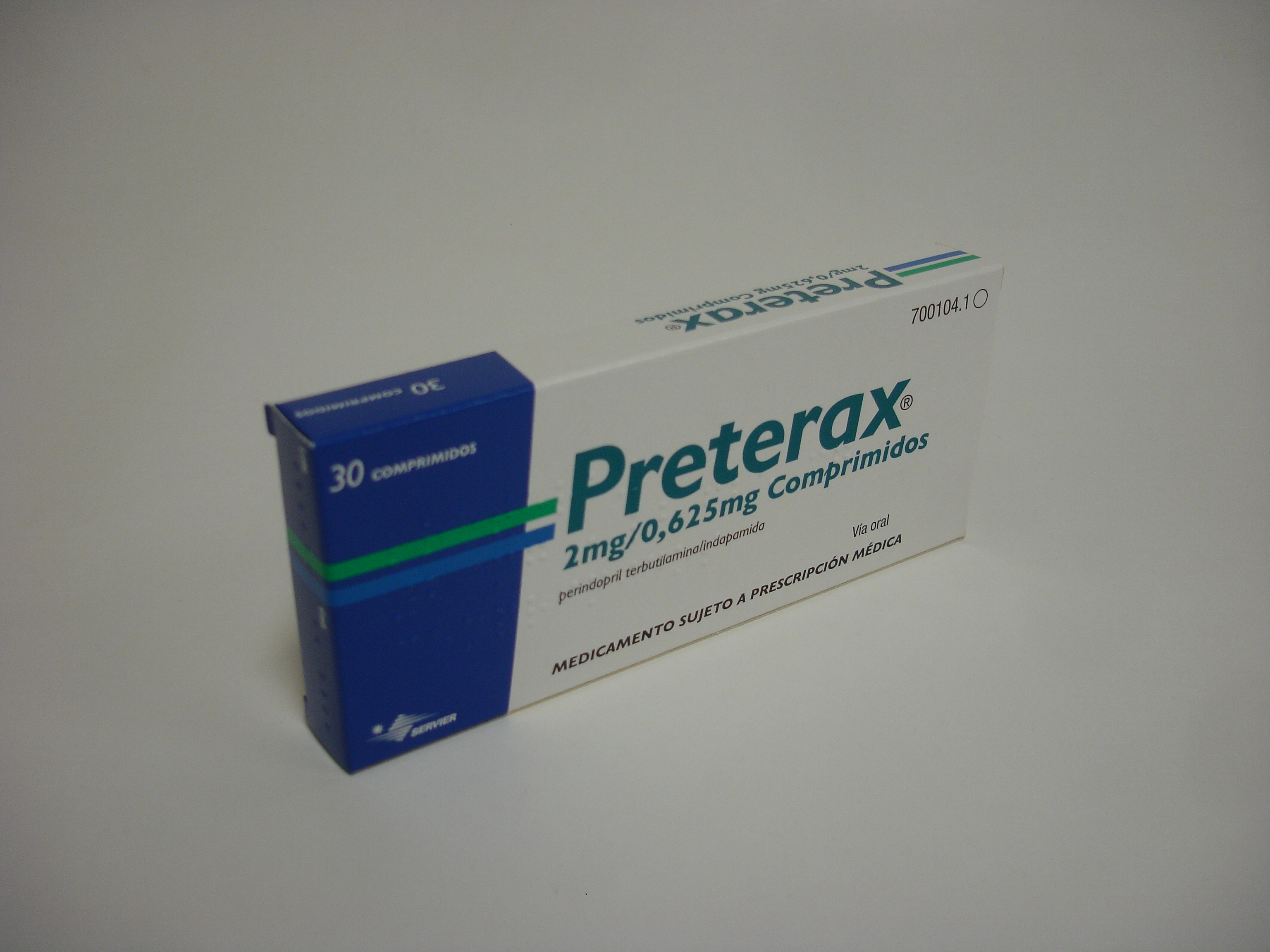 PRETERAX 2 mg/0,625 mg 30 COMPRIMIDOS