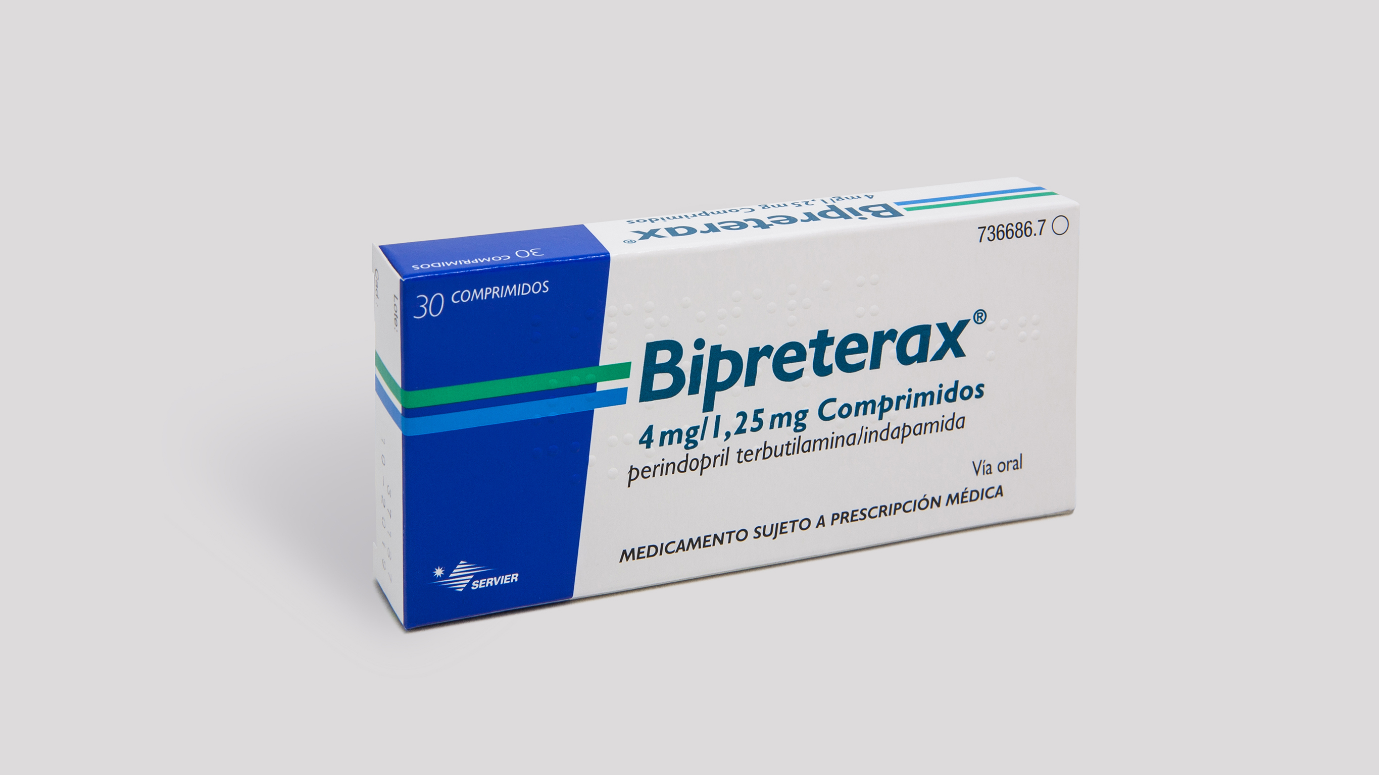 BIPRETERAX 4 mg/1,25 mg 30 COMPRIMIDOS