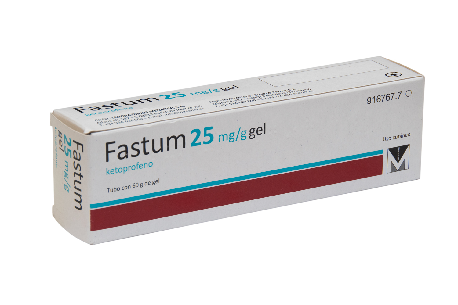 FASTUM 25 mg/g GEL CUTANEO 1 TUBO 60 g