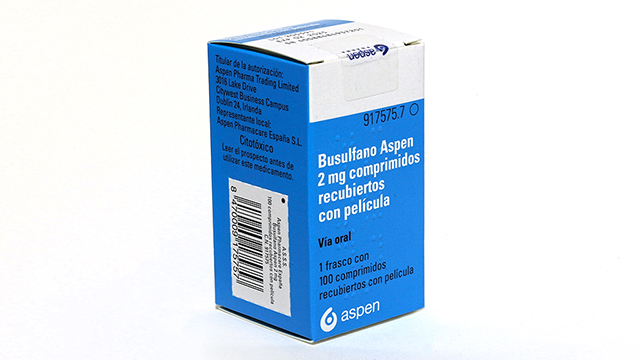 BUSULFANO ASPEN 2 mg 100 COMPRIMIDOS RECUBIERTOS