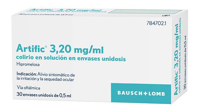 ARTIFIC 3,2 mg/ml COLIRIO EN SOLUCION 30 MONODOSIS 0,5 ml