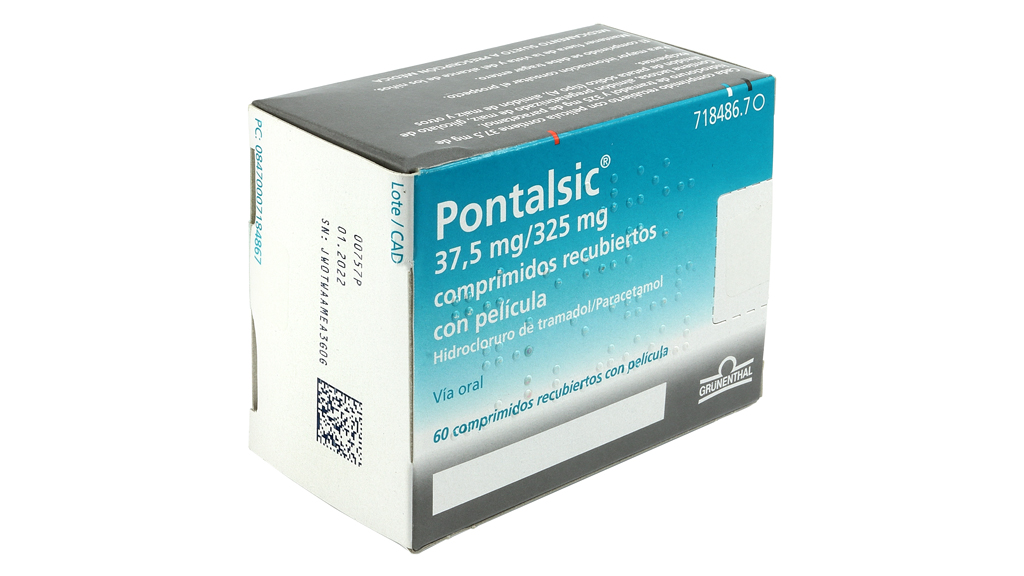 PONTALSIC 37,5 mg/325 mg 20 COMPRIMIDOS RECUBIERTOS