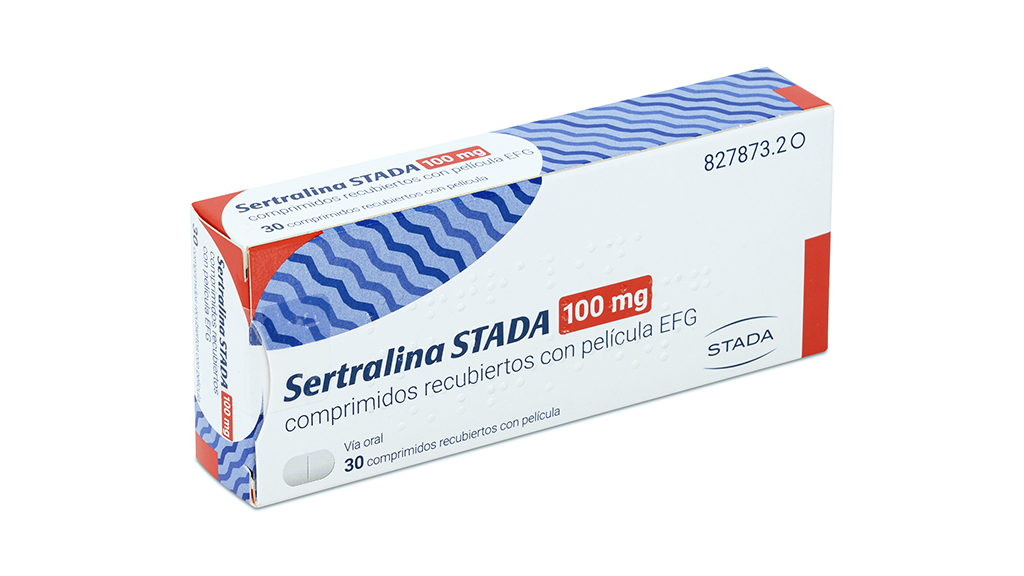 SERTRALINA STADA EFG 100 mg 60 COMPRIMIDOS RECUBIERTOS