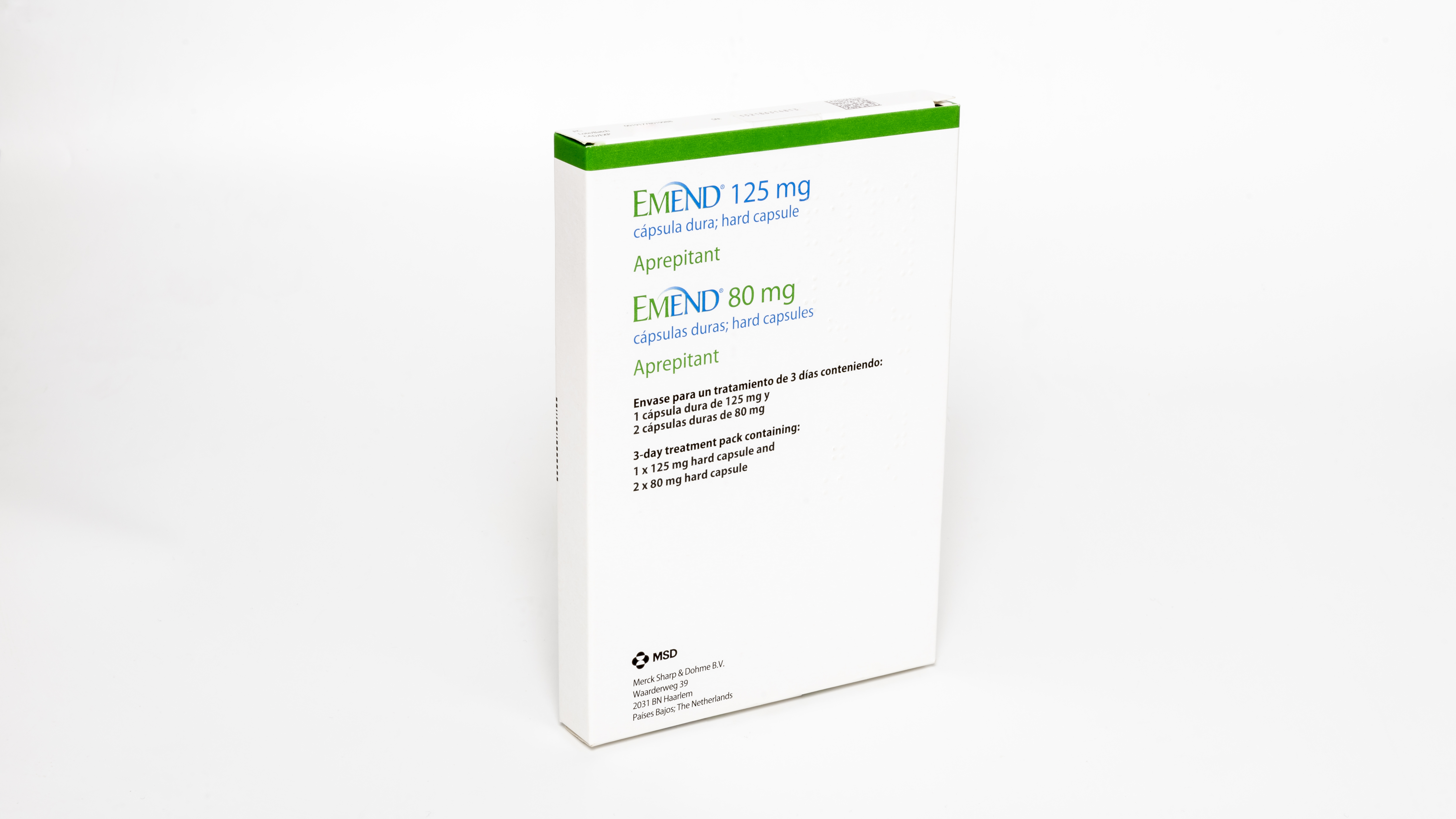 EMEND 125 mg 1 CAPSULA + 80 mg 2 CAPSULAS