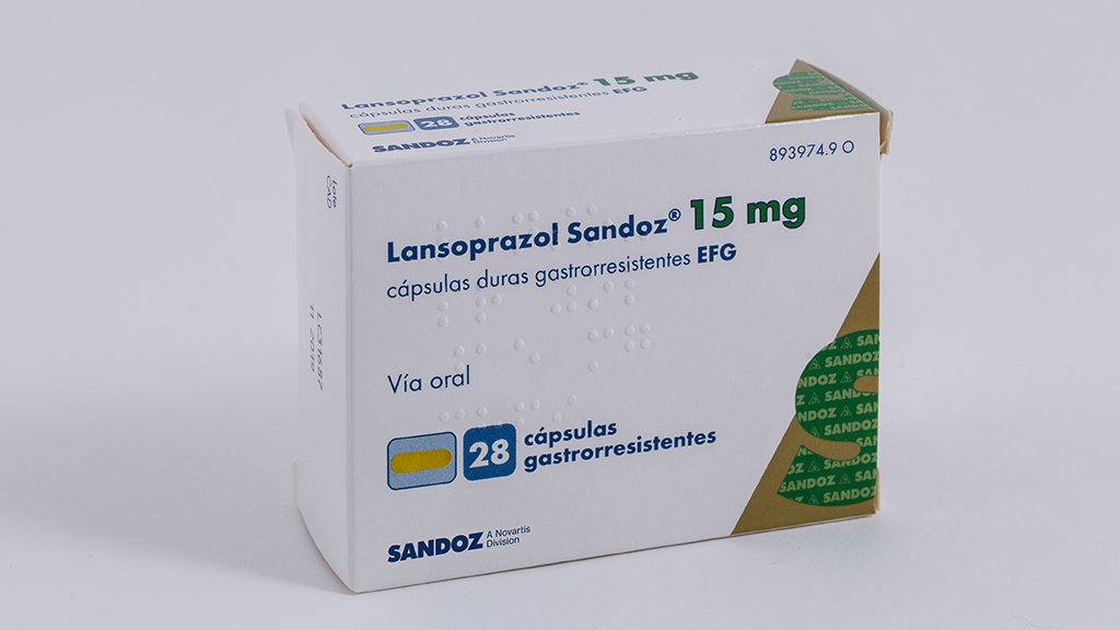 LANSOPRAZOL SANDOZ EFG 15 mg 28 CAPSULAS GASTRORRESISTENTES
