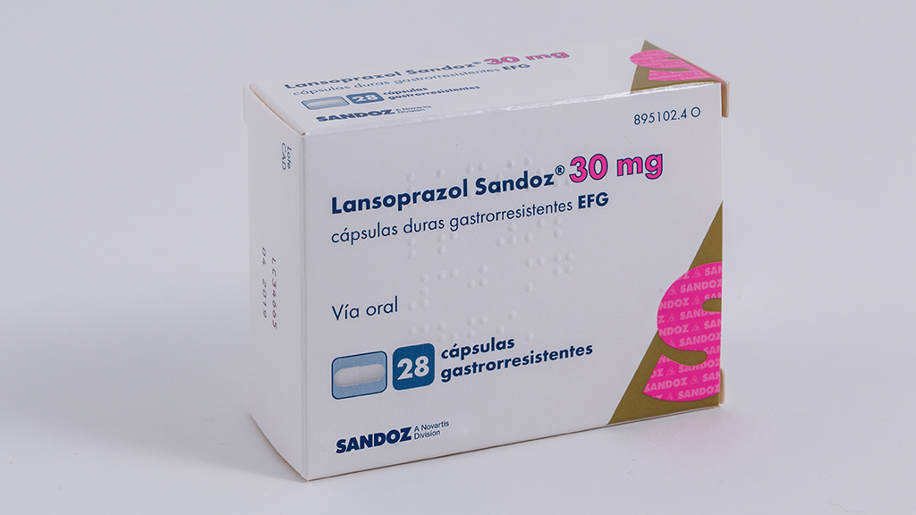 LANSOPRAZOL SANDOZ EFG 30 mg 56 CAPSULAS GASTRORRESISTENTES