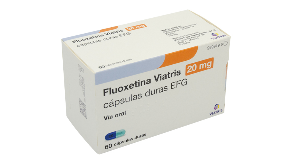 FLUOXETINA VIATRIS EFG 20 mg 60 CAPSULAS