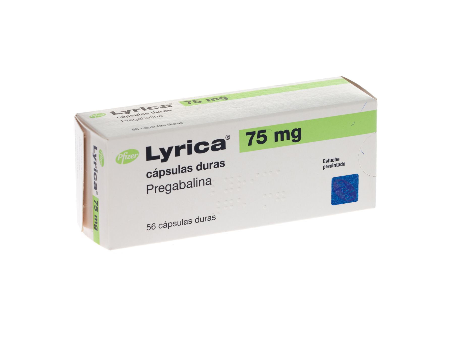 LYRICA 75 mg 56 CAPSULAS