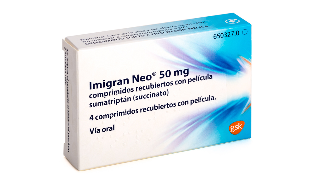 IMIGRAN NEO 50 mg 4 COMPRIMIDOS RECUBIERTOS