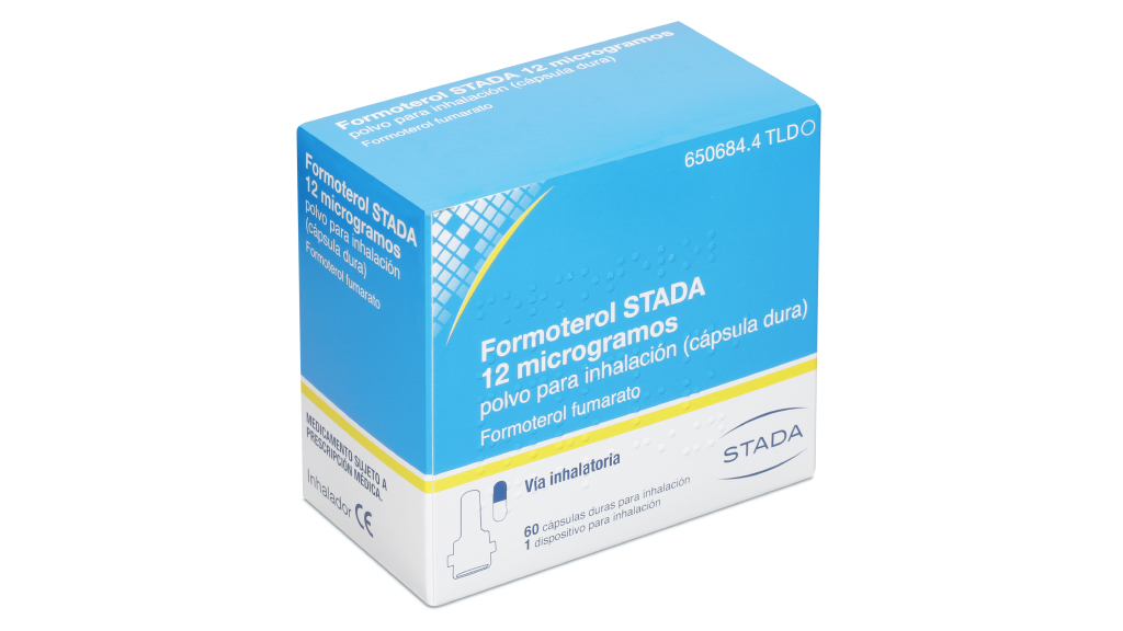 Formoterol Stada 12 Microgramos 60 Capsulas Para Inhalacion + Inhalador ...