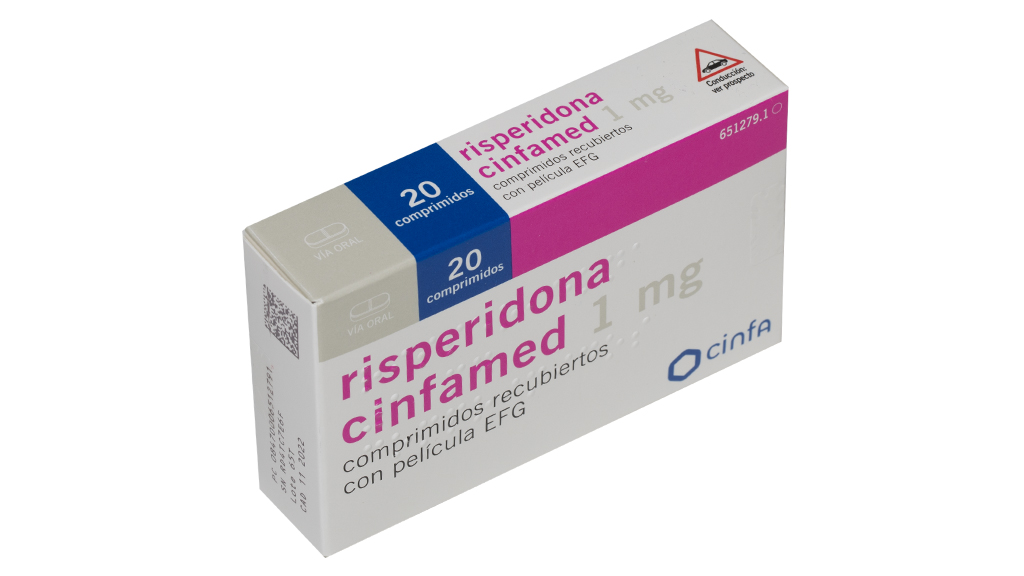 RISPERIDONA CINFAMED EFG 1 mg 60 COMPRIMIDOS RECUBIERTOS