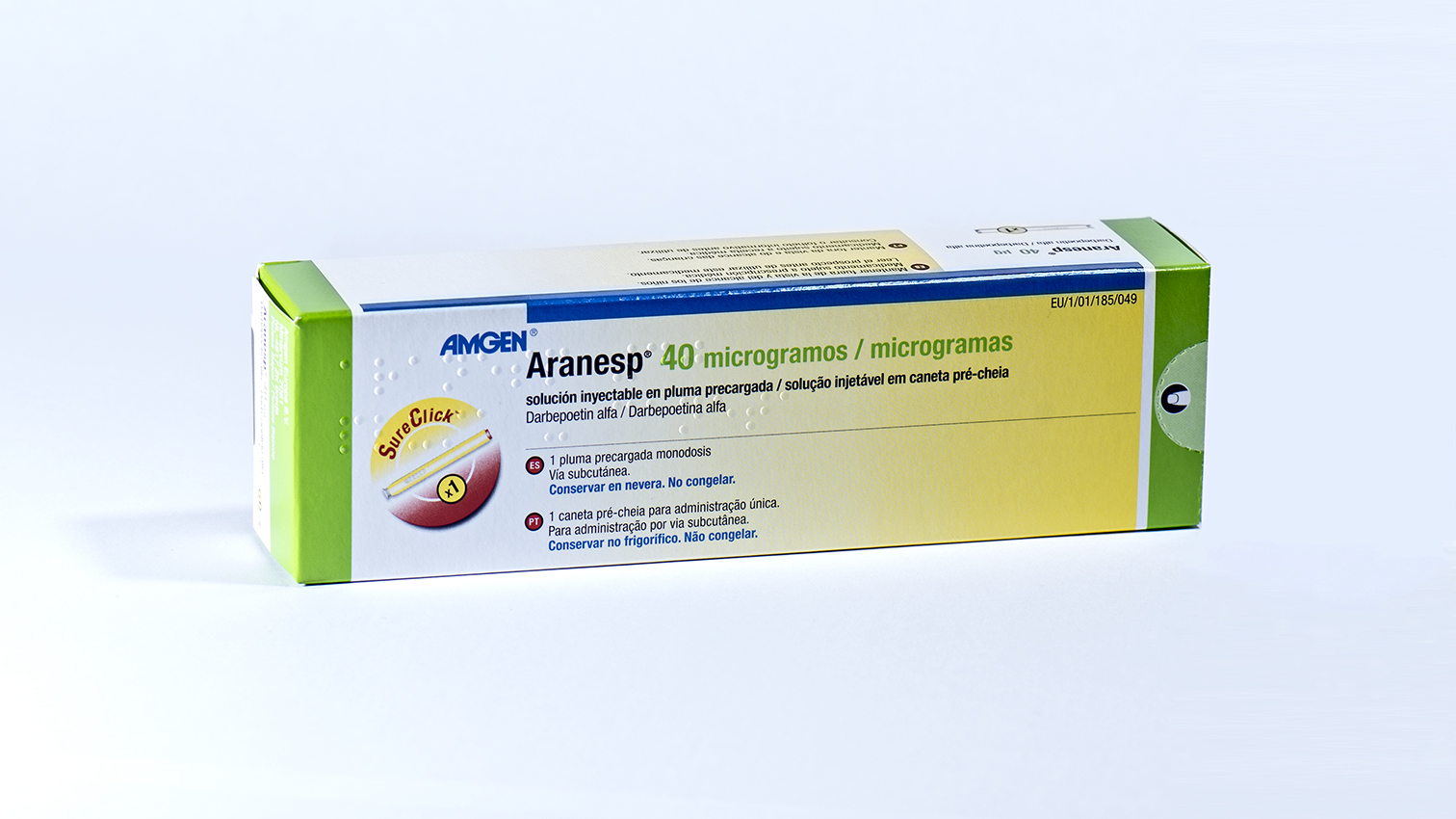 ARANESP 40 microgramos 1 PLUMA PRECARGADA SOLUCION INYECTABLE 0,4 ml