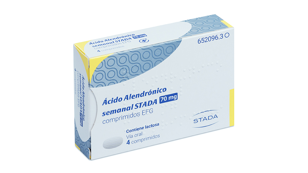 ACIDO ALENDRONICO SEMANAL STADA EFG 70 mg 4 COMPRIMIDOS