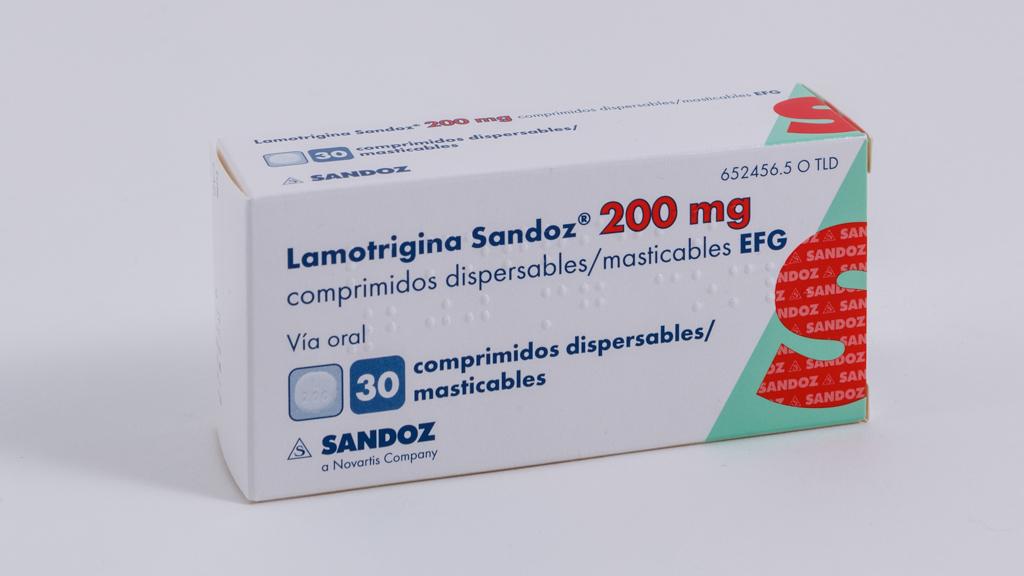 LAMOTRIGINA SANDOZ EFG 200 mg 30 COMPRIMIDOS DISPERSABLES