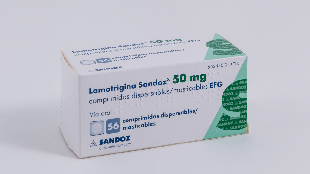 LAMOTRIGINA SANDOZ EFG 50 mg 56 COMPRIMIDOS DISPERSABLES