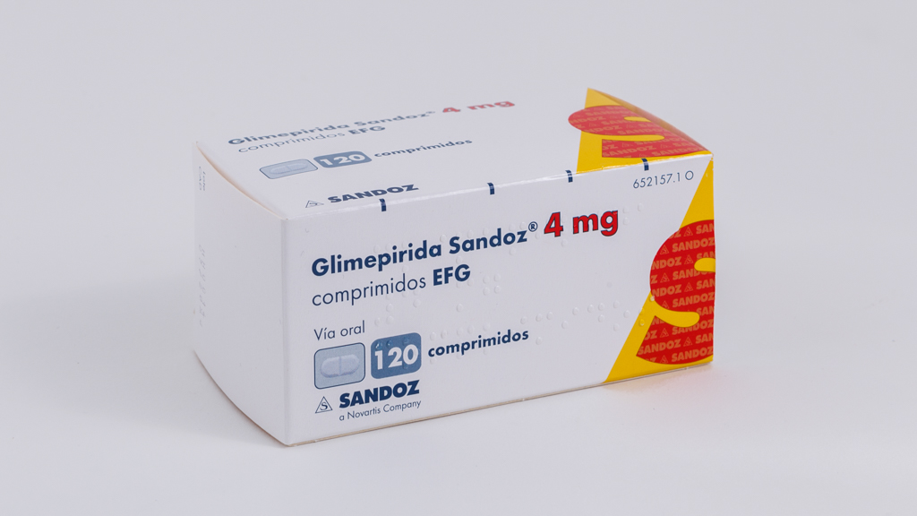 GLIMEPIRIDA SANDOZ EFG 4 mg 30 COMPRIMIDOS