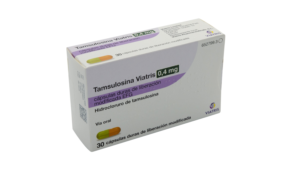 TAMSULOSINA VIATRIS EFG 0,4 mg 30 CAPSULAS LIBERACION MODIFICADA