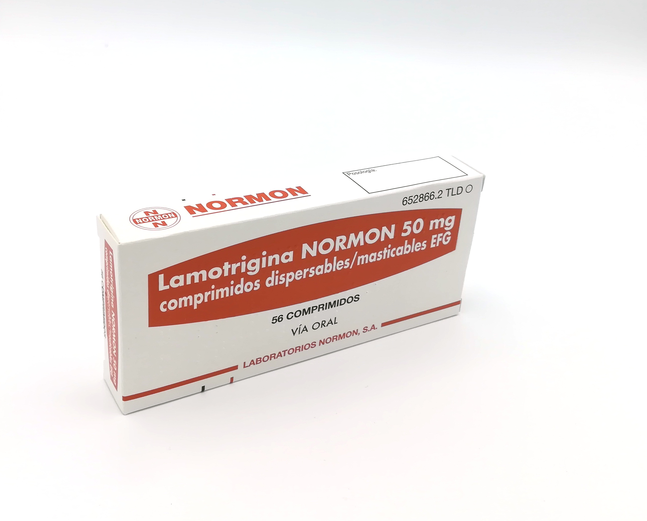 LAMOTRIGINA NORMON EFG 50 mg 56 COMPRIMIDOS DISPERSABLES