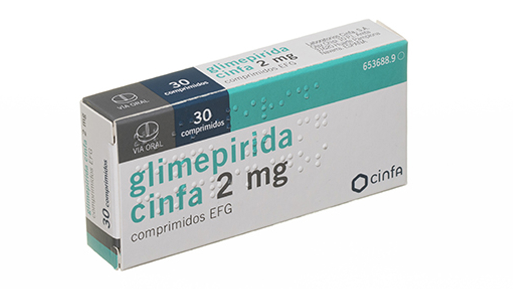 GLIMEPIRIDA CINFA EFG 2 mg 120 COMPRIMIDOS