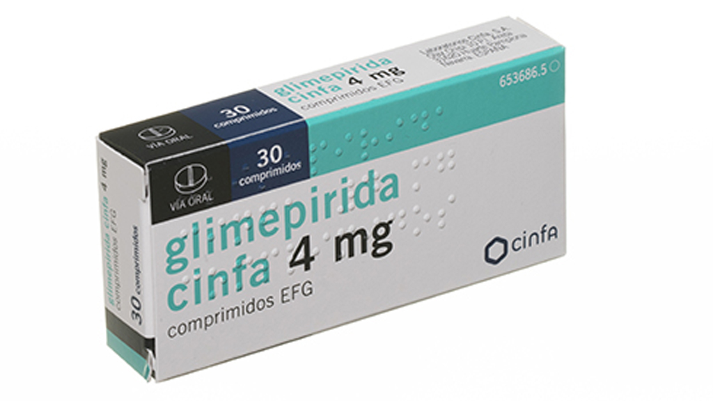 GLIMEPIRIDA CINFA EFG 4 mg 120 COMPRIMIDOS