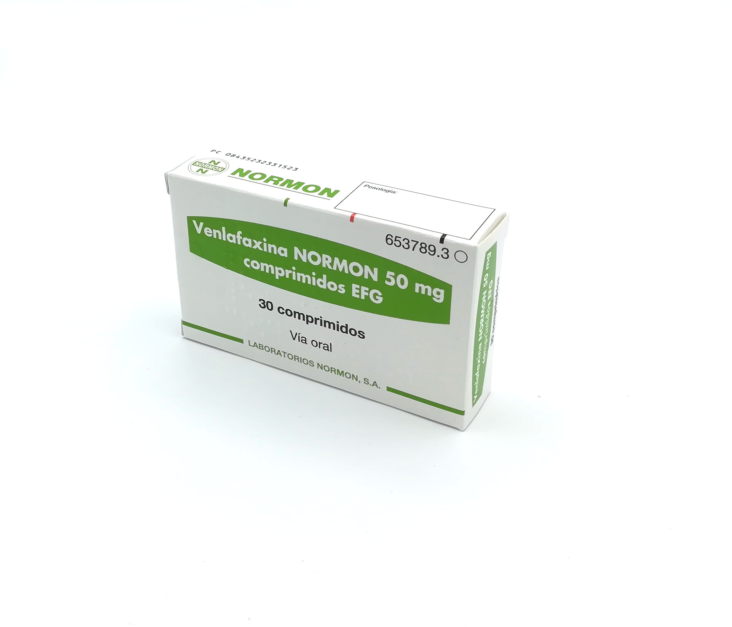 VENLAFAXINA NORMON EFG 50 mg 30 COMPRIMIDOS
