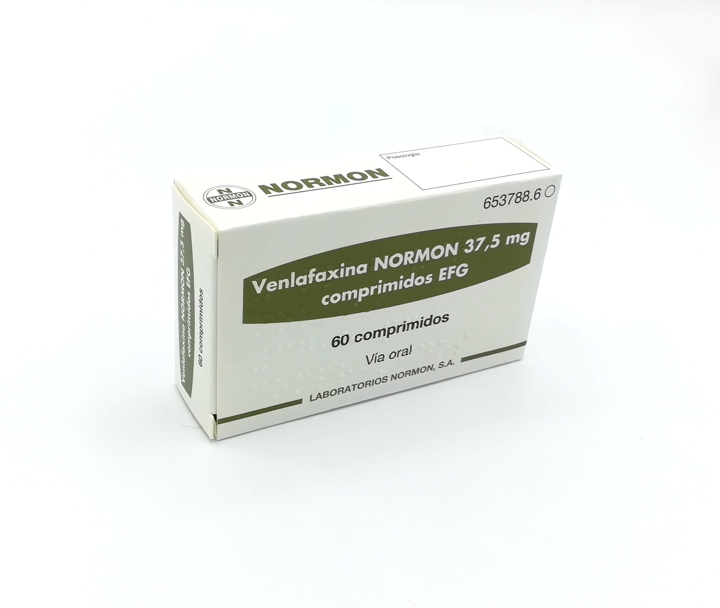 VENLAFAXINA NORMON EFG 37,5 mg 60 COMPRIMIDOS