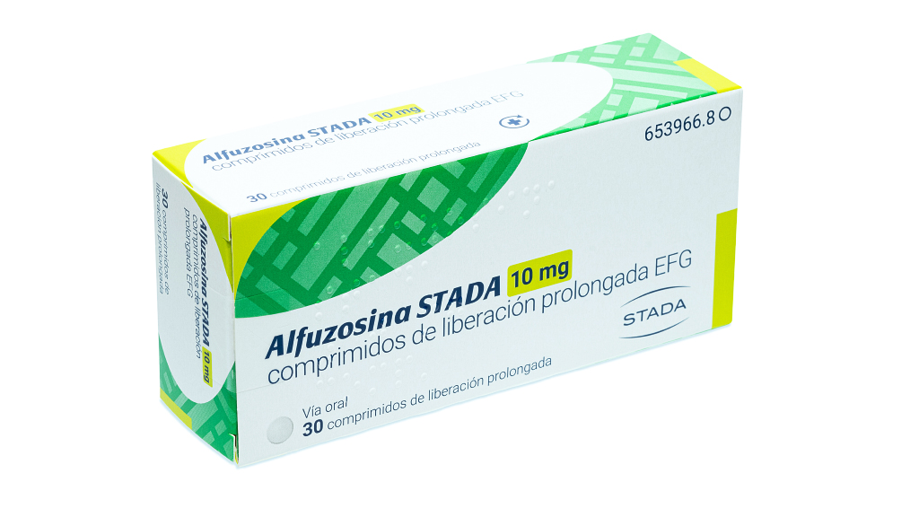 ALFUZOSINA STADA EFG 10 mg 30 COMPRIMIDOS LIBERACION PROLONGADA