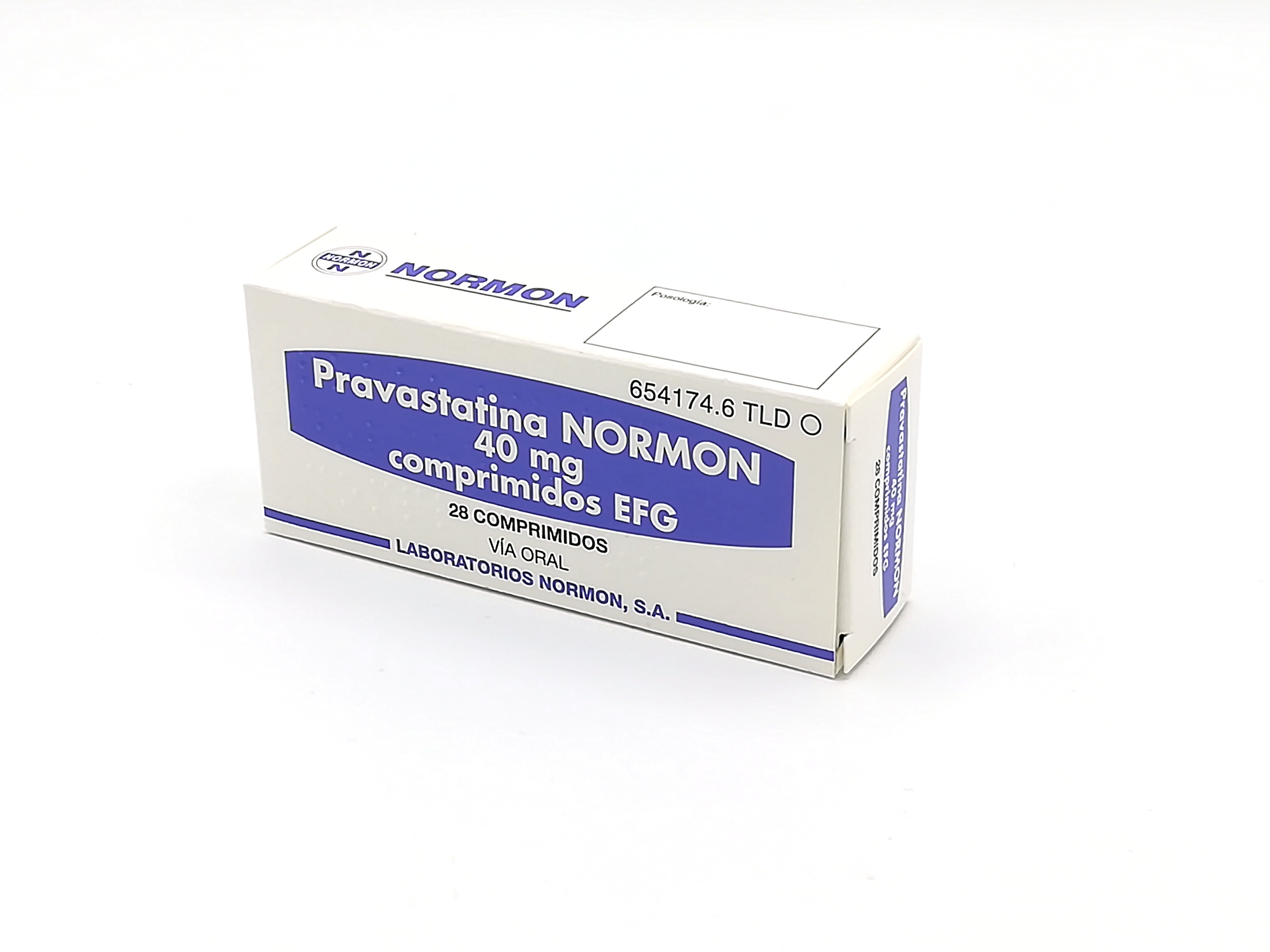 PRAVASTATINA NORMON EFG 40 mg 280 COMPRIMIDOS