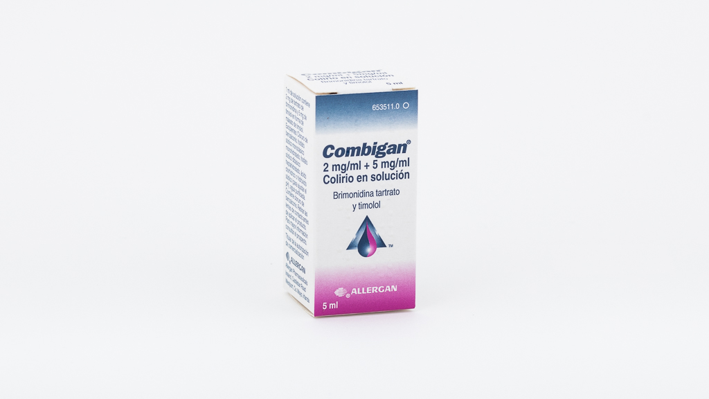 COMBIGAN 2 mg/ml + 5 mg/ml COLIRIO EN SOLUCION 1 FRASCO 5 ml