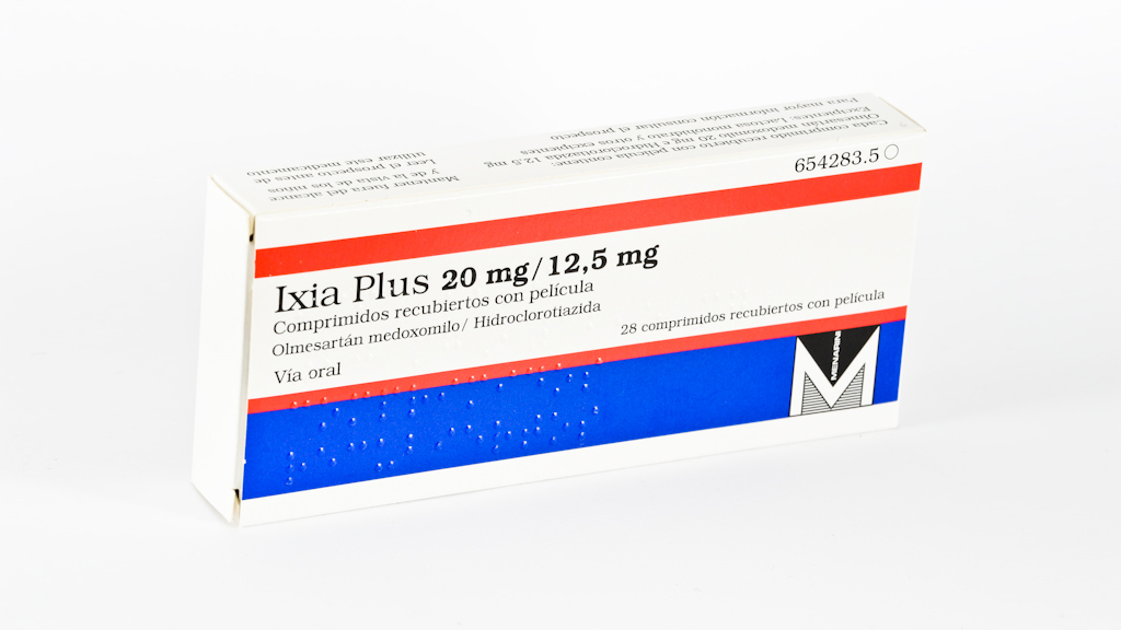 IXIA PLUS 20 mg/12,5 mg 28 COMPRIMIDOS RECUBIERTOS