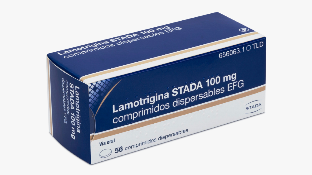 LAMOTRIGINA STADA EFG 100 mg 56 COMPRIMIDOS DISPERSABLES