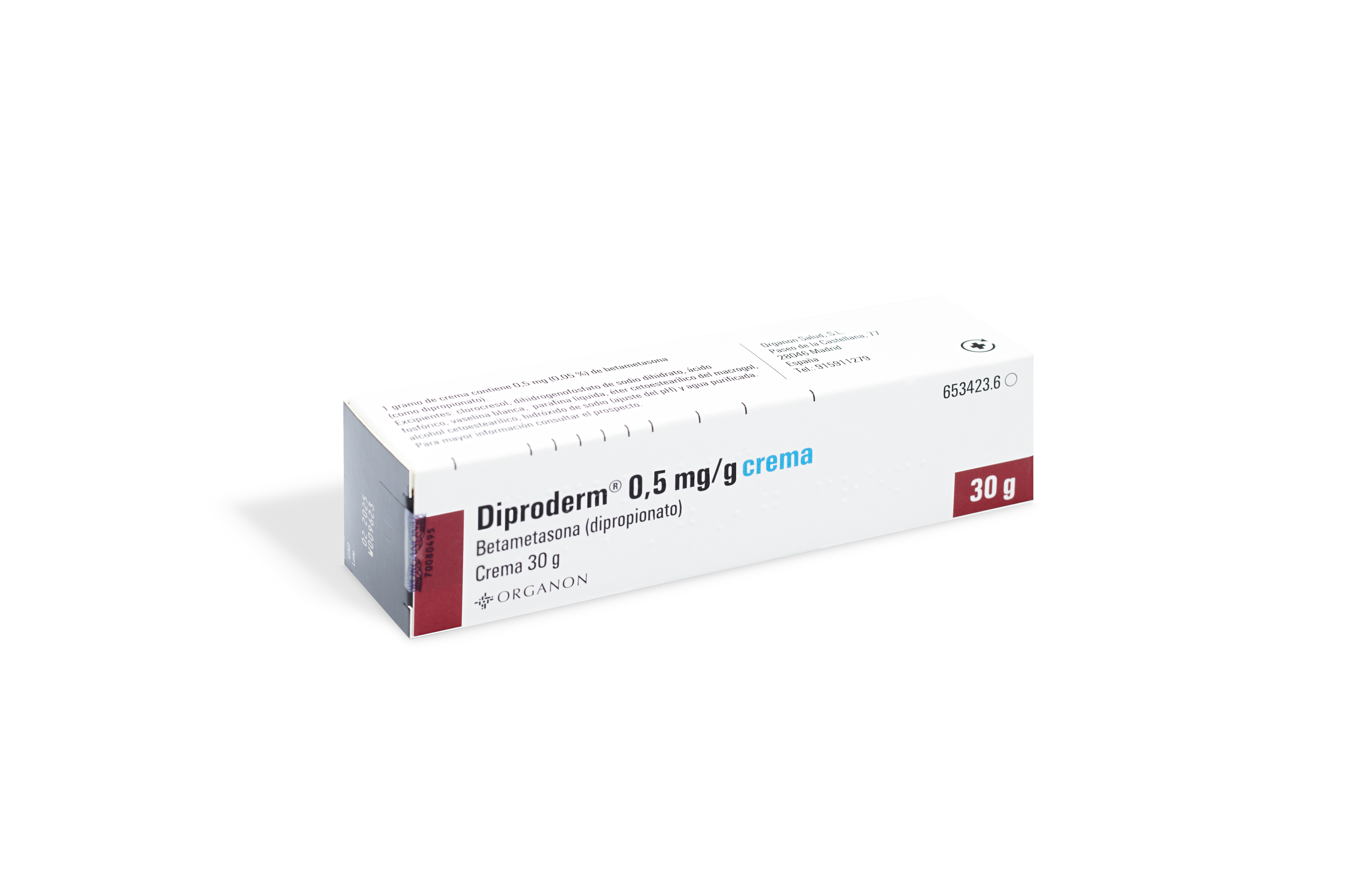 DIPRODERM 0,5 mg/g CREMA 1 TUBO 50 g