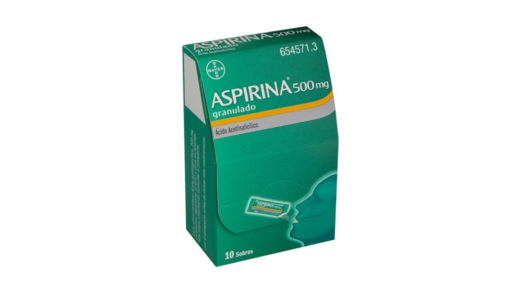 ASPIRINA 500 mg 10 SOBRES GRANULADO ORAL